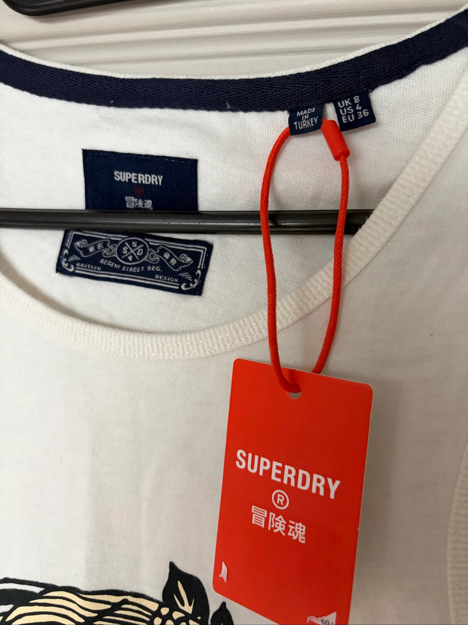 Top mujer Superdry Vintage Narrative Vest - talla S - Nuevo con etiqueta – photo 3